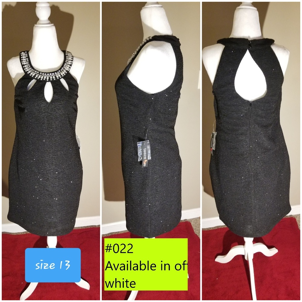 Black cocktail dress